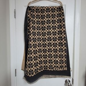 Coach Signature Reversible Scarf.